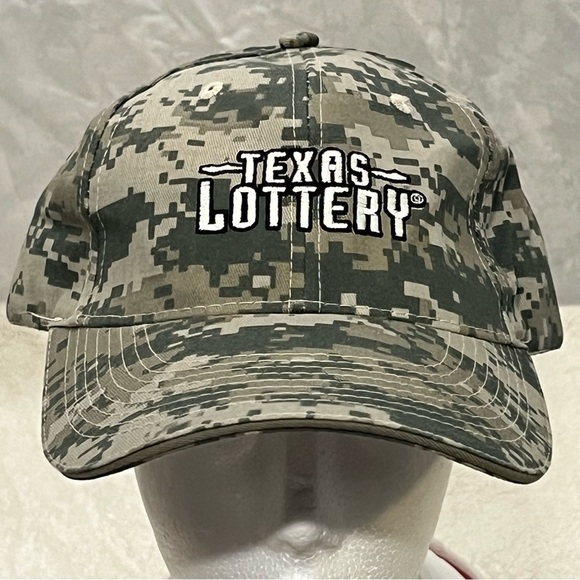 Texas Lottery Adjustable Camouflage Cap in support of Texas Education & Veterans - Picture 8 of 8